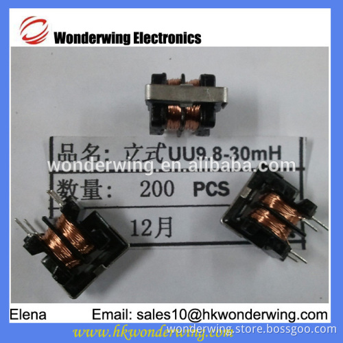 30mh LFU9.8 UU9.8 common-mode switch power supply filter wire 0.2mm inductor